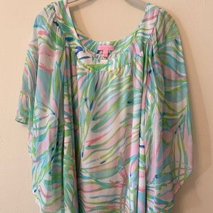 Lily Pulitzer Swimsuit Cover-up Patterned Dress